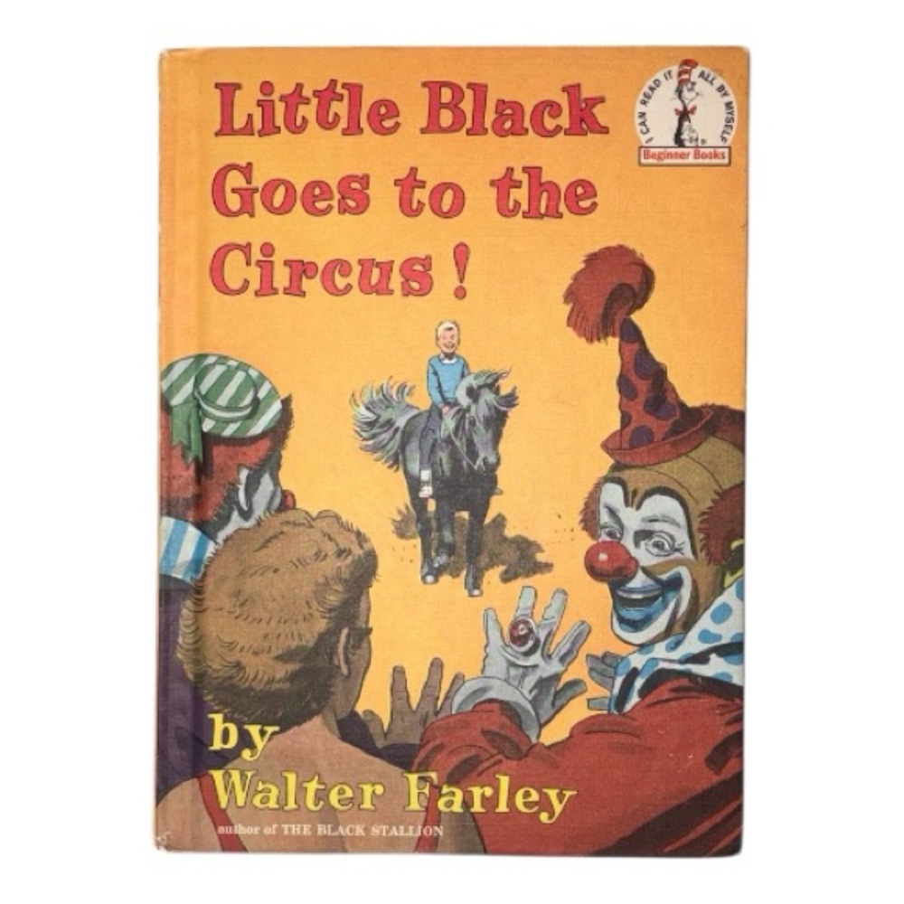 Little Black Goes to the Circus Vintage Hardcover Book